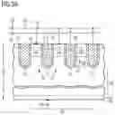 Fig. 08 - Semiconductor device having a transistor with trenches and mesas