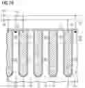Fig. 21 - Semiconductor device having a transistor with trenches and mesas