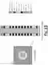 Fig. 16 - 3D memory with conductive dielectric channel integrated with logic access transistors