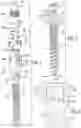 Fig. 02 - Pivotal bone anchor system with modular receiver sub-assemblies and universal bone anchors