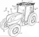 Fig. 01 - Roof assembly for a work vehicle