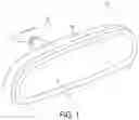 Fig. 02 - Vehicle interior rearview mirror assembly with actuator