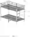 Fig. 08 - BED LADDER CONFIGURED TO BE INSTALLED ON BED FRAME FOR USE