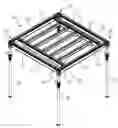 Fig. 01 - Apparatus for providing supporting structures for floor slab formwork