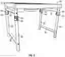 Fig. 03 - Paint workstation having cooperating paint roller and related accessories