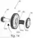 Fig. 19 - Damper controlled wrap spring clutch