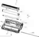 Fig. 01 - Process cartridge having drum cartridge and developing cartridge including first and second electrical contact surfaces