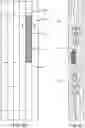 Fig. 10 - Vertical joint system and associated surface covering system