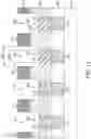 Fig. 13 - Semiconductor device with T-shaped landing pad structure