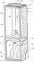 Fig. 01 - Cabinet reinforcing assembly