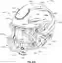 Fig. 74 - System for monitoring a physiological parameter of a person wearing protective sports equipment while engaged in physical activity