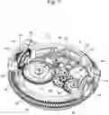 Fig. 08 - THREE-DIMENSIONAL KARUSSEL- OR TOURBILLON-TYPE REGULATING MEMBER PROVIDED WITH A PERIPHERAL BALL BEARING