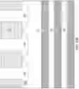 Fig. 39 - Method of making a multi-tier memory device with rounded joint structures