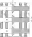Fig. 45 - Method of making a multi-tier memory device with rounded joint structures