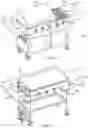 Fig. 06 - Outdoor cooking station, side shelf, and method thereof