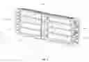 Fig. 02 - FRAME FOR A DEVICE FOR REGULATING THE AIR INTAKE OF A VEHICLE
