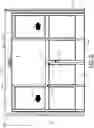 Fig. 06 - Automatic Door with a Hinged Swinging Partial Door