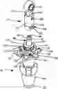 Fig. 01 - Displacement pump mounting and retention
