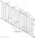 Fig. 03 - Vertical cable barrier having rails with internal cable fitting engagement features