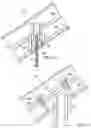 Fig. 12 - Vertical cable barrier having rails with internal cable fitting engagement features