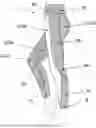 Fig. 01 - LEGWEAR ITEM FOR MASSAGING AND COMPRESSING