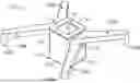 Fig. 01 - BASE FOR A MEDICAL CART