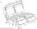 Fig. 05 - Dual purpose legrest for a multiple passenger side facing aircraft seat