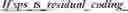 Fig. 162 - RESIDUAL AND COEFFICIENTS CODING FOR VIDEO CODING