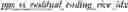Fig. 181 - RESIDUAL AND COEFFICIENTS CODING FOR VIDEO CODING