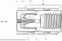 Fig. 11 - REPLACEABLE EMITTER ASSEMBLY FOR INTERFACING A SEPARATION COLUMN TO A MASS SPECTROMETER