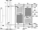Fig. 01 - Display device with each row of pixels disposed between two scanning lines, and electronic equipment