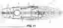 Fig. 10 - Pedal drive and steering assembly for inflatable watercraft and watercraft combined with same