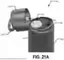 Fig. 22 - CONCENTRATED CLEANING POD, DISPENSER, AND RETAINING-EJECTING MECHANISM FOR DISPENSING CLEANING SOLUTION THEREFROM