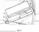 Fig. 08 - Console mounted tray table with helical pivot