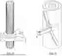 Fig. 09 - Console mounted tray table with helical pivot