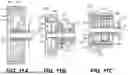Fig. 12 - Systems for cooling an electrical engine for eVTOL aircraft using an end bell assembly connected to a thermal plate