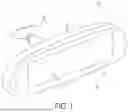 Fig. 02 - Interior rearview mirror assembly with full screen video display