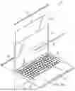 Fig. 20 - Information handling system with rapid assembly and disassembly to aid recycling