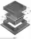 Fig. 13 - CATCH BASIN INSERT STORMWATER FILTERING APPARATUS HAVING A PLANAR FRAME AND GEOTEXTILE FABRIC BASKET SUPPORTED THEREBY FOR DEBRIS AND TRASH CAPTURE