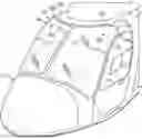 Fig. 01 - Energy attenuating aircraft windshield corner supports, systems and methods