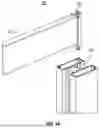 Fig. 06 - BOARD CLEAT APPARATUS AND METHOD FOR MIXED MATERIAL HORIZONTAL ALUMINUM FENCE
