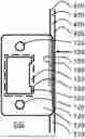 Fig. 01 - Adjustable Invisible Strike Plate