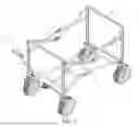 Fig. 02 - Cart capable of being horizontally folded without increasing height