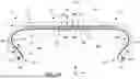 Fig. 09 - TIRE COMPRISING A CIRCUMFERENTIAL CUT-OUT AND A DURABLE STIFFENING STRUCTURE AND ENABLING OPTIMIZED FLATTENING OF THE TREAD