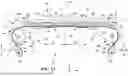 Fig. 12 - TIRE COMPRISING A CIRCUMFERENTIAL CUT-OUT AND A DURABLE STIFFENING STRUCTURE AND ENABLING OPTIMIZED FLATTENING OF THE TREAD