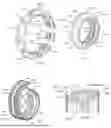 Fig. 15 - TIRE COMPRISING A CIRCUMFERENTIAL CUT-OUT AND A DURABLE STIFFENING STRUCTURE AND ENABLING OPTIMIZED FLATTENING OF THE TREAD