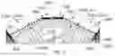 Fig. 16 - TIRE COMPRISING A CIRCUMFERENTIAL CUT-OUT AND A DURABLE STIFFENING STRUCTURE AND ENABLING OPTIMIZED FLATTENING OF THE TREAD