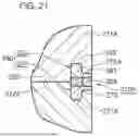 Fig. 22 - Fixing structure for turbine rotor blade