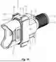Fig. 08 - FLEXIBLE PUSH-PULL BOOT AND CRIMP BODY FOR FIBER OPTIC CONNECTOR