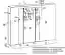 Fig. 01 - BUILDING SLIDING DOOR SYSTEM WITH ELECTRONIC DISPLAY DEVICE WHICH EXTENDS OVER THE EDGES